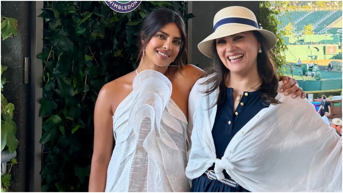 Priyanka Chopra and Lara Dutta at Wimbeldon