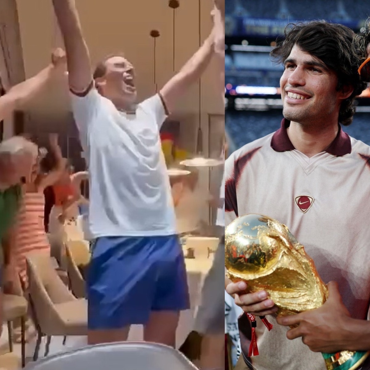 Watch: Carlos Alcaraz, Rafael Nadal erupt in joy after Spain’s World Cup glory