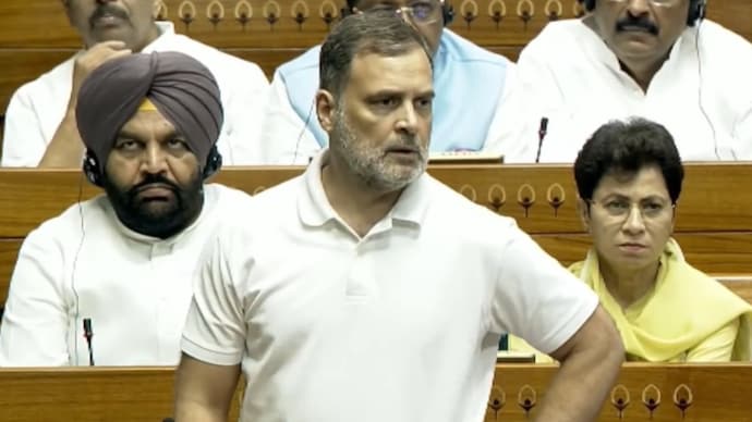 Rahul Gandhi in Parliament