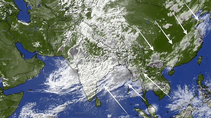 Rain cloud monsoon IMD