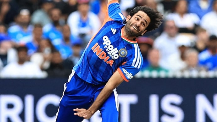 Ravi Bishnoi leaked 60 runs in 4 overs in Manchester. Courtesy: Reuters Ravi Bishnoi