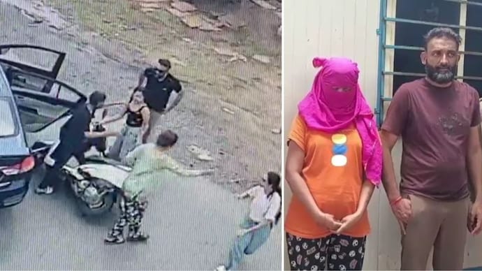 The family got out of the car and confronted the sisters over a dispute involving one of their daughters, who studied with them.