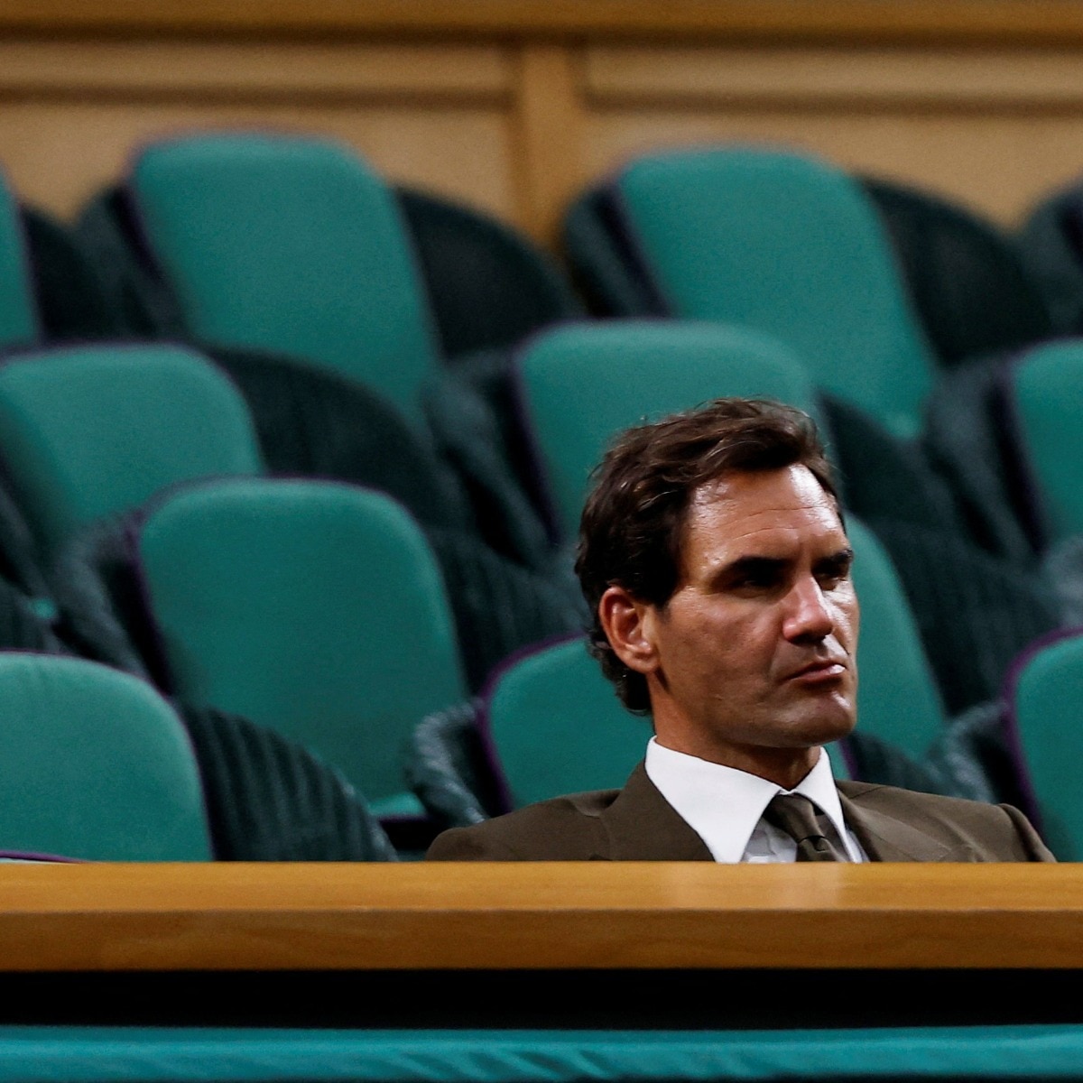 Roger Federer steals Wimbledon spotlight by staying in empty Royal Box