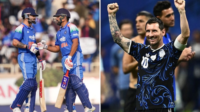 Rohit Sharma, Virat Kohli, Lionel Messi