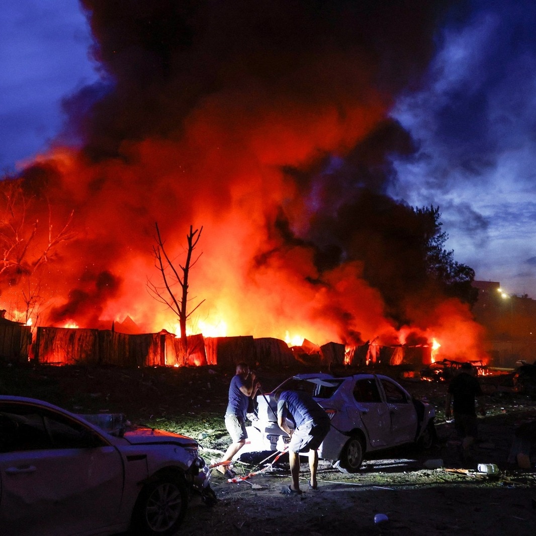 9 killed in massive Russian strikes on Kyiv as Trump heads to NATO summit