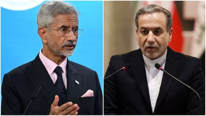 S Jaishankar (R) and Seyed Abbas Araghchi
