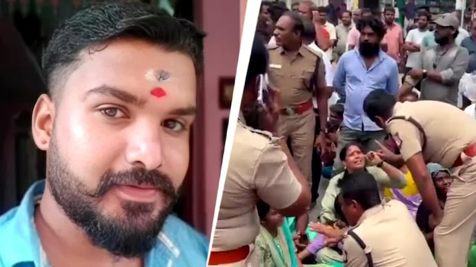 Sabarivarman, a physically disabled man, was arrested for selling gutka.