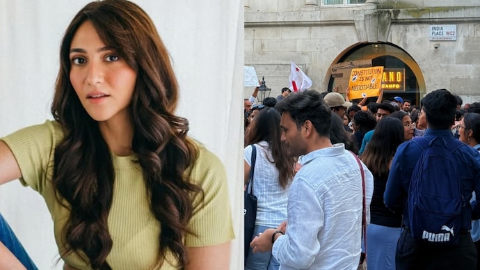 Actor Sahiba Bali urged media to stop dating rumours and highlight education protests instead. (Photo credits: Instagram/sahibabali) Sahiba Bali's photo
