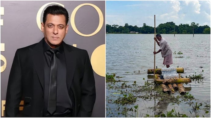 Salman Khan partners with fan club, helps with relief efforts to flood victims.