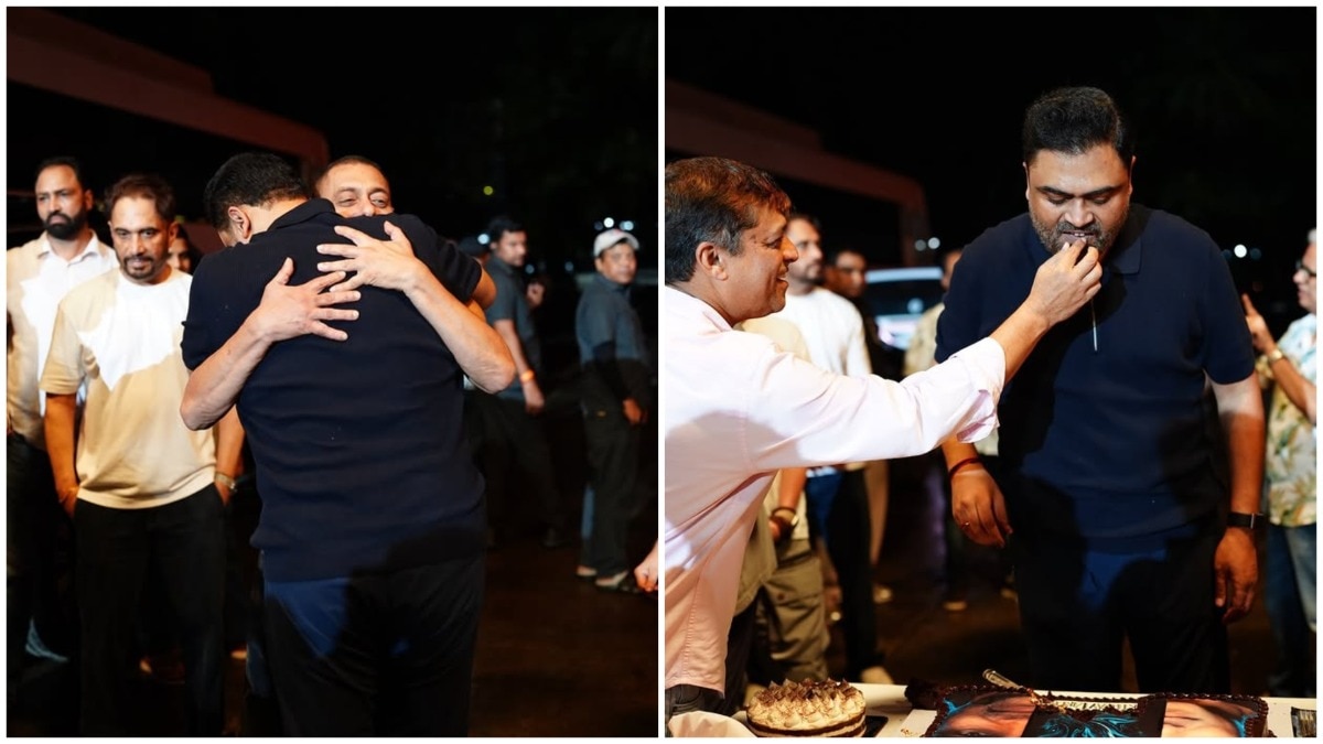 Salman Khan hugs Vamshi Paidipally on his birthday, sparks SVC63 excitement