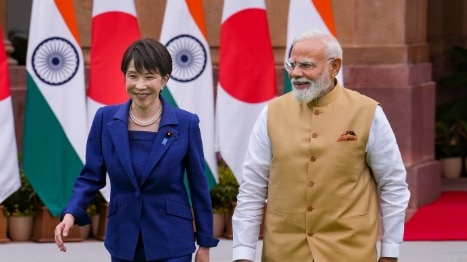 PM Modi calls Japan PM his younger sister, she responds with a smile