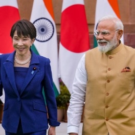 PM Modi calls Japan PM his younger sister, she responds with a smile