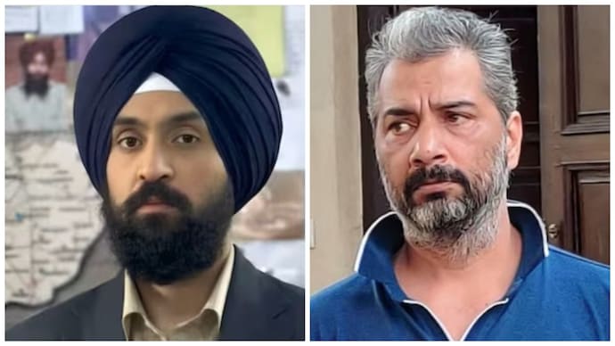 Actor Varun Badola (R) urged viewers not to judge co-actor Diljit Dosanjh's (L) Satluj before watching it. Satluj actor Varun Badola reacts to Diljit urging fans to download film and watch