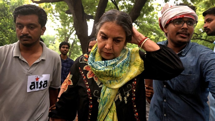 Shabana Azmi shared her health update on Instagram. (Credit: Reuters) Shabana Azmi