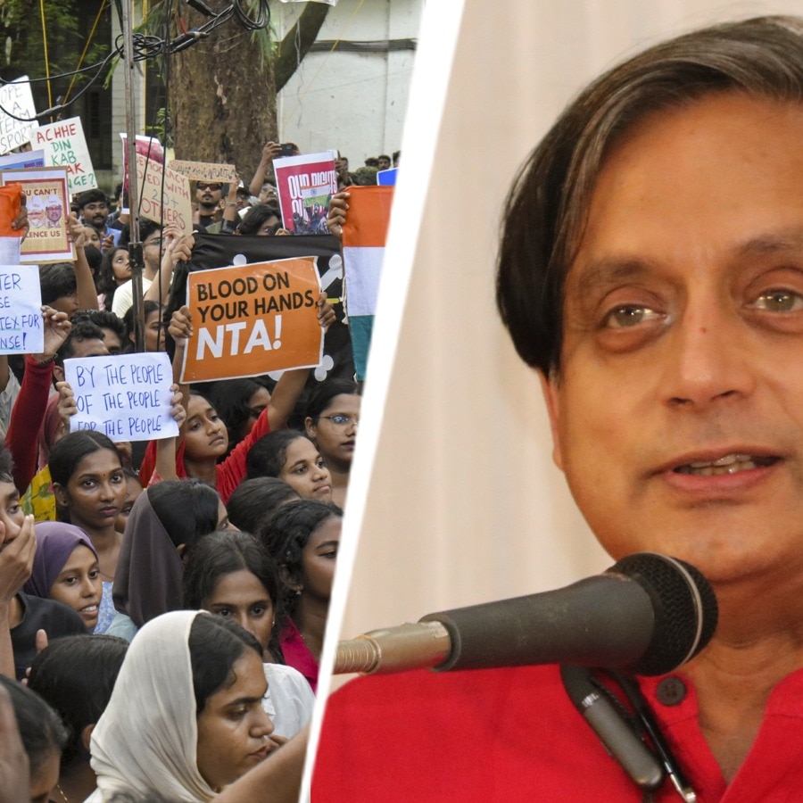 Shashi Tharoor slams DU for 'threatening' students, faculty over NEET protest