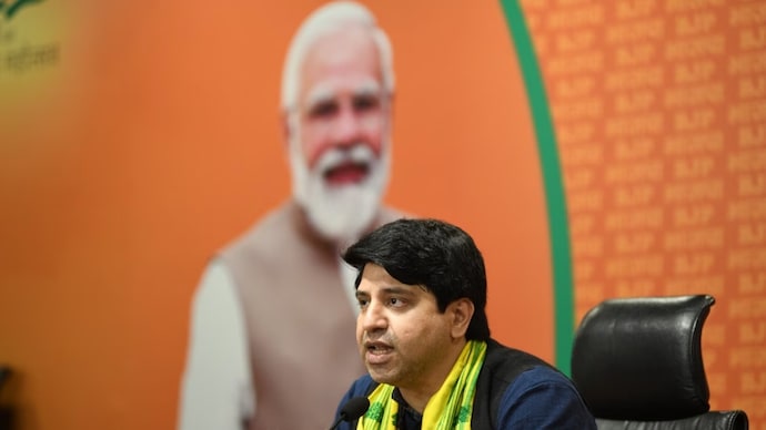 Shehzad Poonawalla's defended the BJP's positions with facts and wit. (Image: BJP)