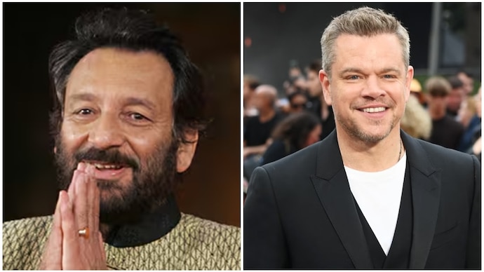 Shekhar Kapur (L) responds to Matt Damon's (R) request to collaborate. Shekhar Kapur (L) gives special repsonse on Matt Damon's (R) request to collaborate.