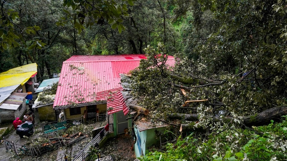 Cloudburst in Himachal’s Kangra District Injures 3, Damages 18 Homes