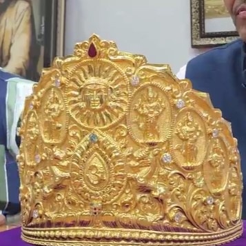 Andhra devotee gifts Rs 1.03-crore gold crown to Shirdi Sai Baba