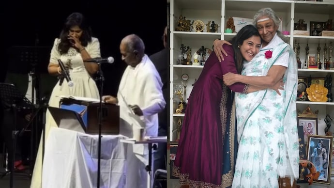 Shweta Mohan, Ilaiyaraaja and S Janaki