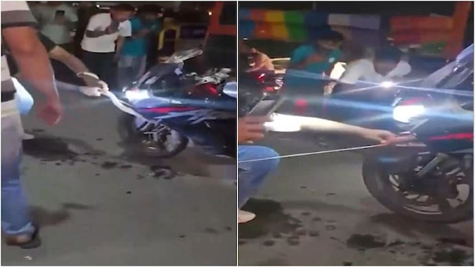 A video of a snake rescue in Surat has gone viral. snake