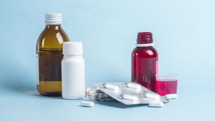 Some medicines such as pills, syrup, capsules ...