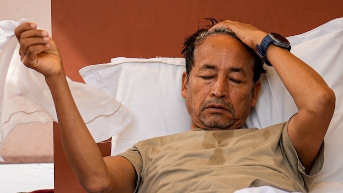 सोनम वांगचुक की हालत स्थिर बताई जा रही है (Photo: PTI)