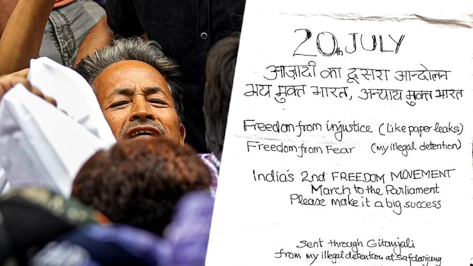 Sonam Wangchuk first message