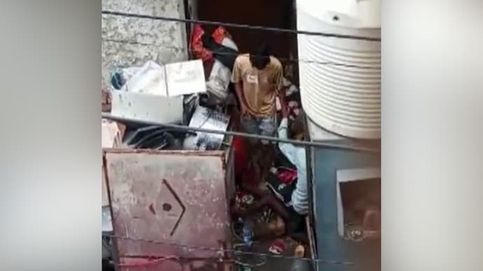 A viral video shows a man and his son thrashing and electrocuting a child over suspicion of battery theft in Sonipat.