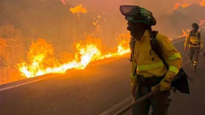 Spain Andalusia Forest Fire