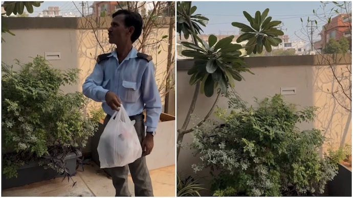 Spanish couple asks Indian security guard where to throw trash, gets a bizarre answer