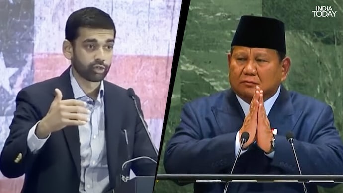Srivastava was publicly seen with Prabowo Subianto on multiple occasions, including during his 2020 US visit as Indonesia's defence minister. (Images: Gaurav Srivastava/File)