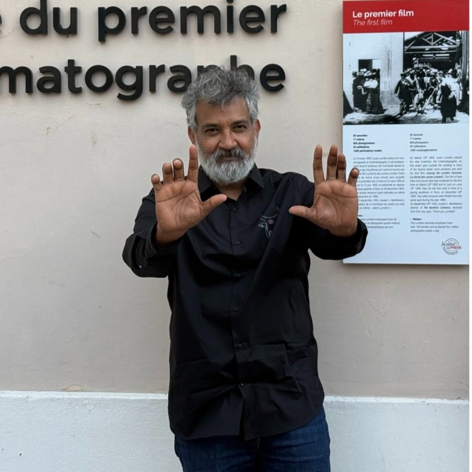 SS Rajamouli joins Martin Scorsese, Clint Eastwood on France’s Wall of Filmmakers
