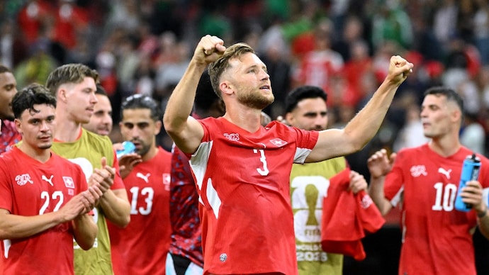 FIFA World Cup: Switzerland reach R16 by beating Algeria. (Reuters Photo) Switzerland