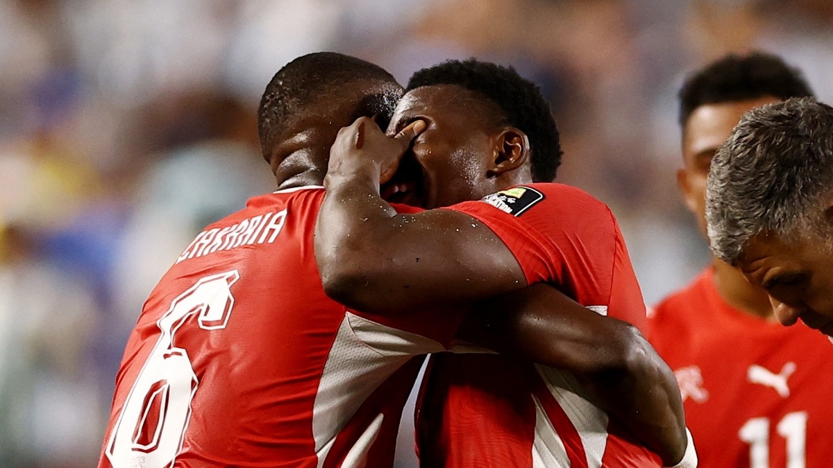 Switzerland’s Breel Embolo was left devastated after a costly blunder vs Argentina ends his World Cup dream