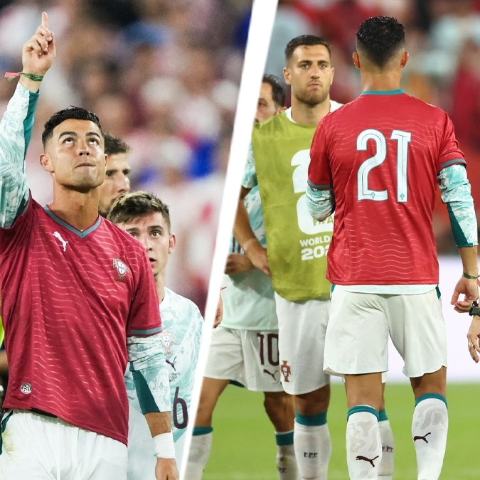 Ronaldo in tears wearing No. 21 as Portugal honour Diogo Jota after win vs Croatia