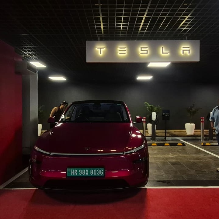 Tesla inaugurates North India's first in-mall charging station in Delhi