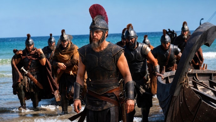 The Odyssey explores the human cost of war as powerfully as its mythological spectacle.