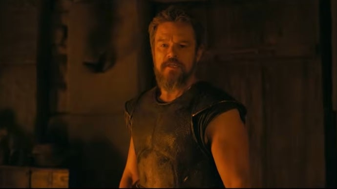 Matt Damon in a still from The Odyssey. The Odyssey final trailer: Matt Damon leads epic Trojan Horse battle