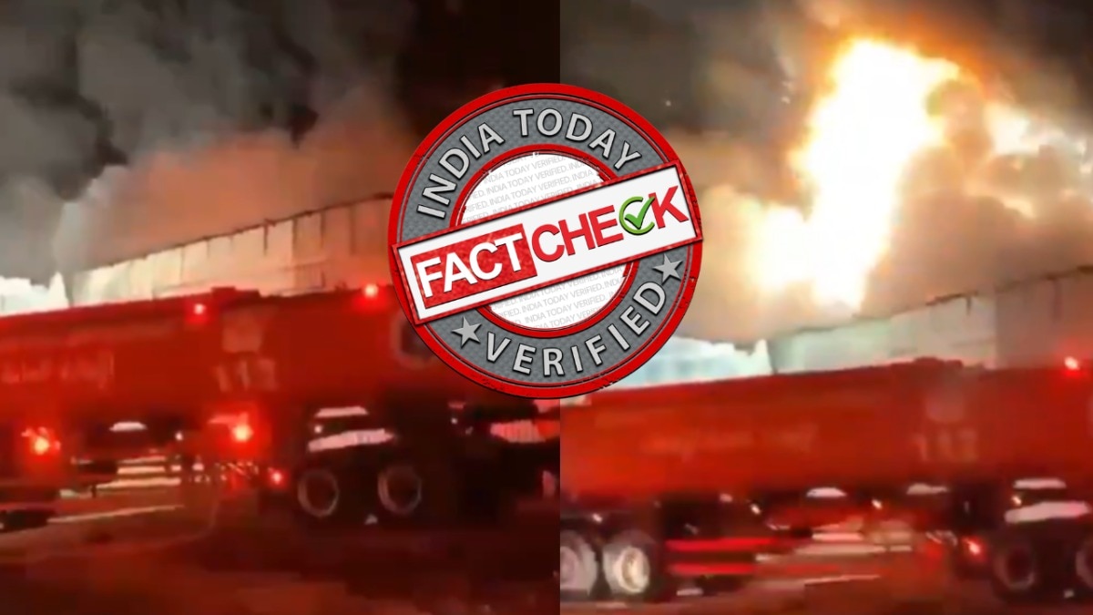 Fact Check: This video DOES NOT show Iranian attack on US military base in the Gulf