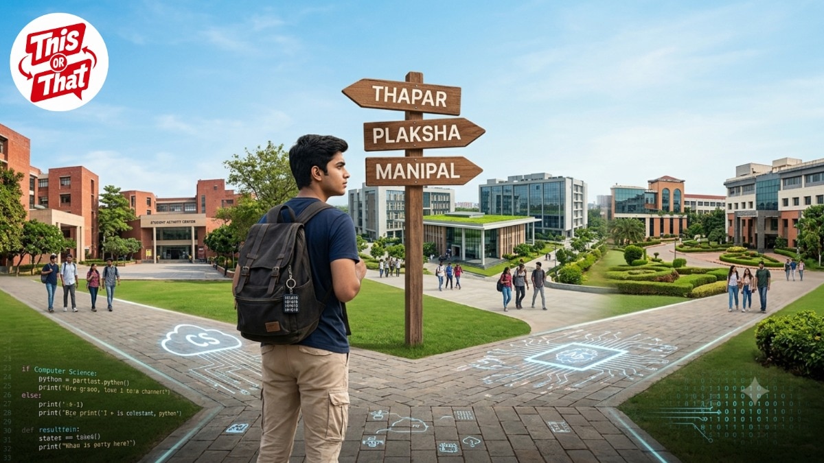 BTech CSE: Thapar, Plaksha or Manipal? Compare fees, placements, curriculum