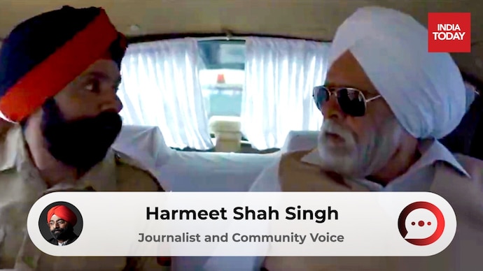 This sequence in Satluj depicts the 1995 assassination of Punjab Chief Minister Beant Singh. (Image: India Today/ Social Media)
