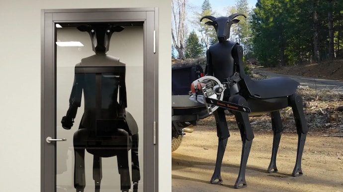 Threehalves chainsaw robot