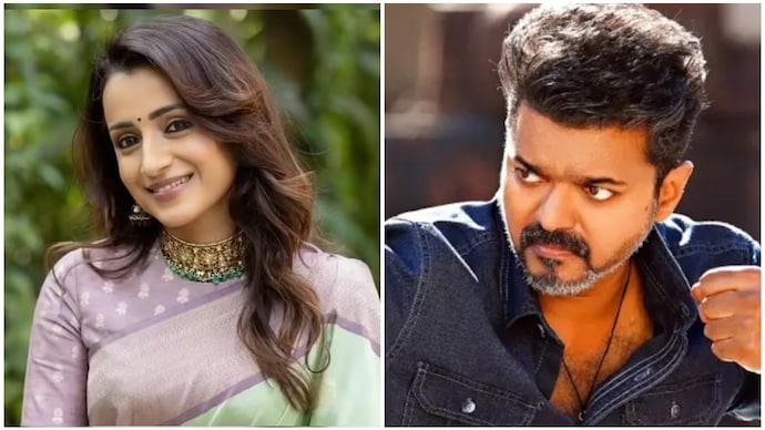 Trisha Krishnan enjoys first-day-first-show of Vijay's Jana Nayagan. Trisha Krishnan enjoys first-day-first-show of Vijay's Jana Nayagan.