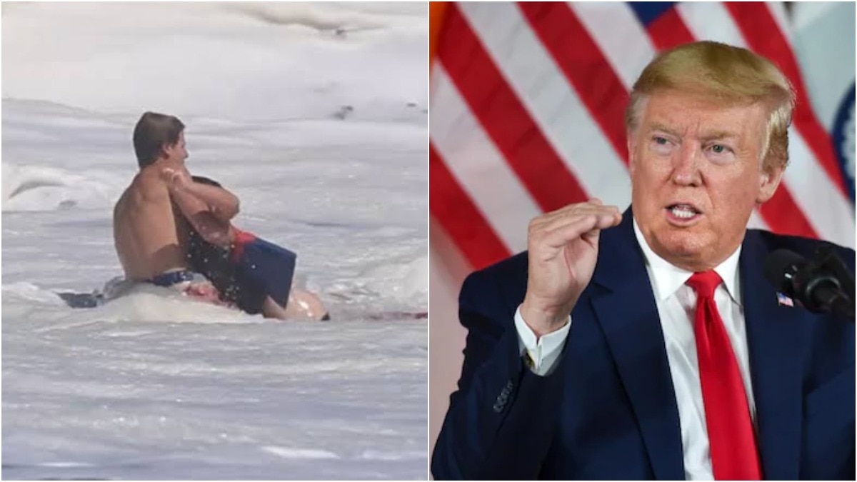 Trump announces White House honor for teen lifeguard who rescued boy in Santa Cruz waves