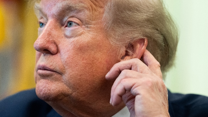 US President Donald Trump argues that the PSLF programme is exploited by organisations that harm national security. (Reuters photo) Trump
