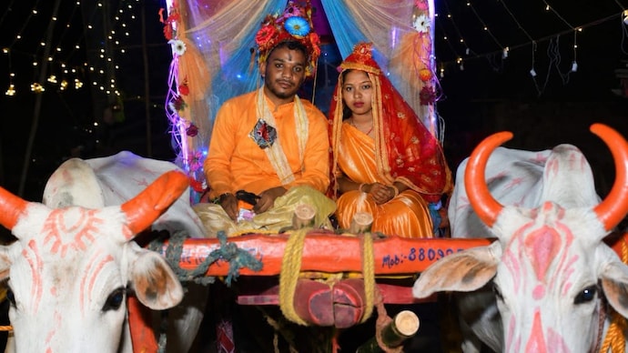 Unique wedding in Jharkhand