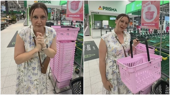 US woman comes across Finland's unusual shopping basket, can't believe its purpose