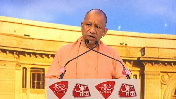 Uttar Pradesh Chief Minister Yogi Adityanath at Panchayat Aajtak