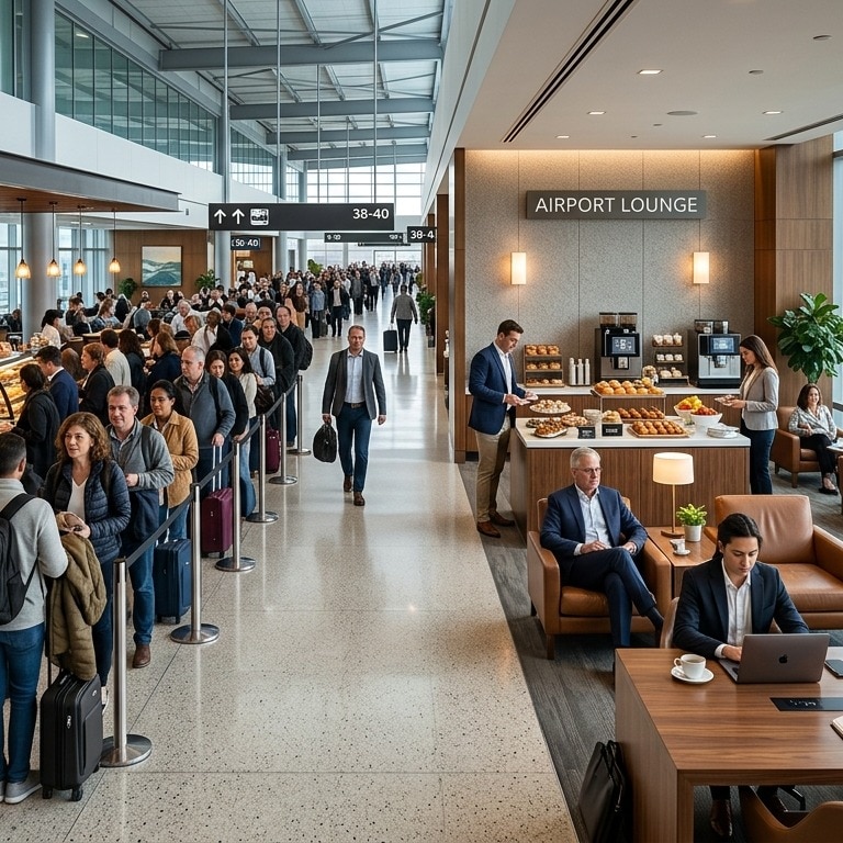 Airport lounge vs airport cafe: Which offers better value?